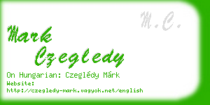 mark czegledy business card